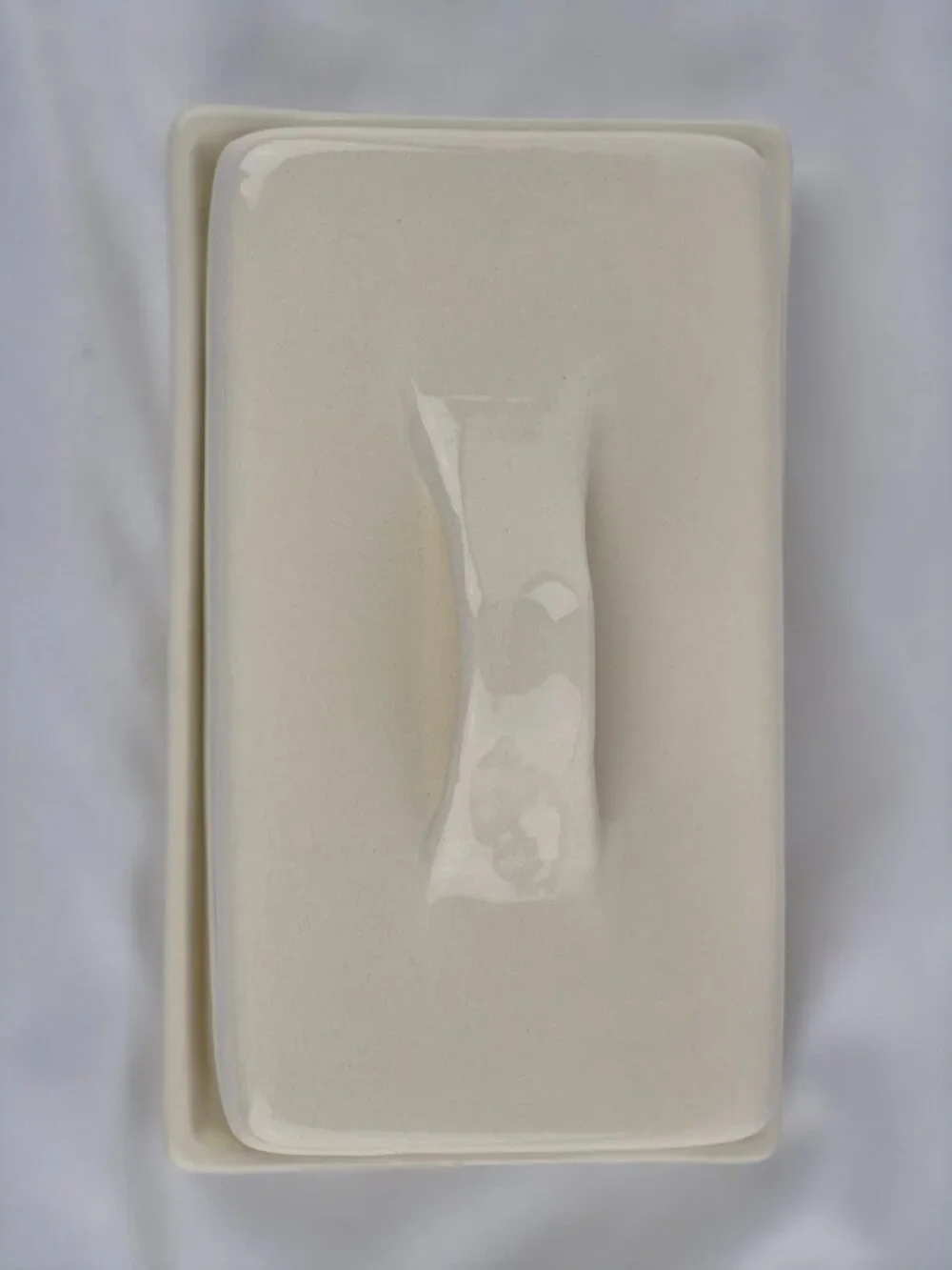Pottery Barn Barbara Eigen Butter Dish Quarter Pound Tray and Lid